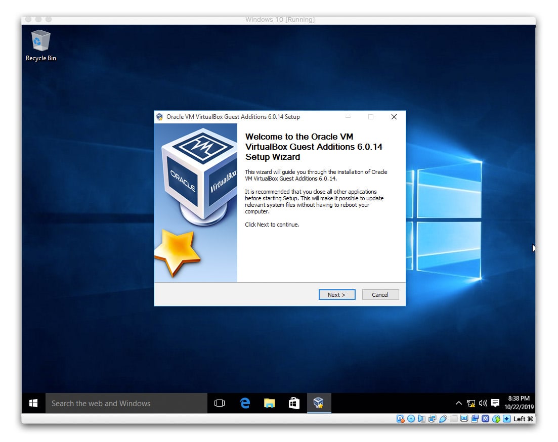 mac emulator for windows 10 virtualbox